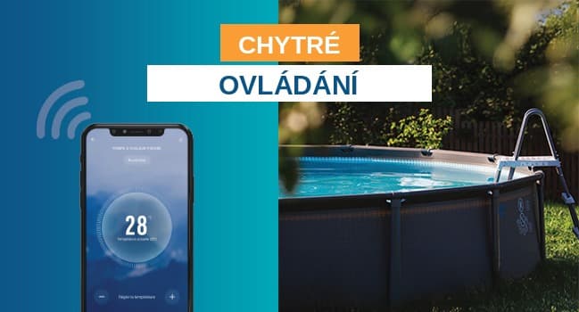 Chytré ovládání přes aplikaci Poolex