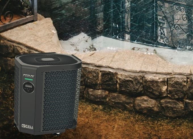 Detail instalace Vertigo Fi2 v těsném prostoru u kamenné zdi